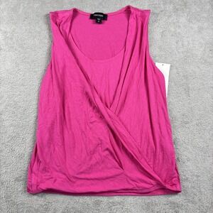 Karen Kane pink layered drape front tank top Pink Size Small NWT